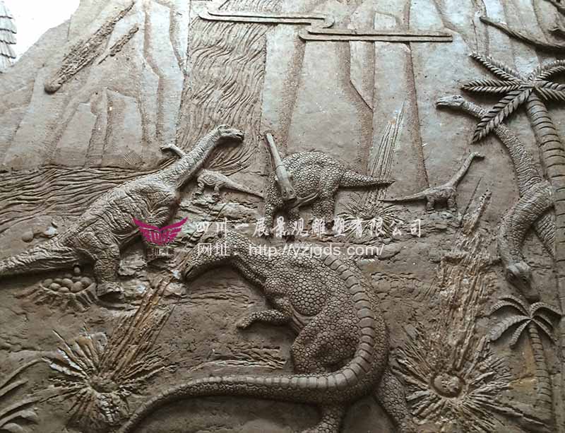 湖(hú)北(běi)“侏羅紀”恐龍浮雕制(zhì)作(zuò)
