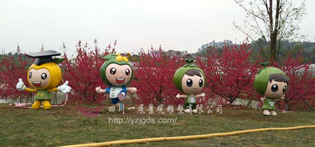 四川自(zì)貢健康田園農(nóng)業(yè)卡通(tōng)雕塑順利完成